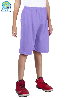 PANTALONCINI IN MAGLINA LILLA